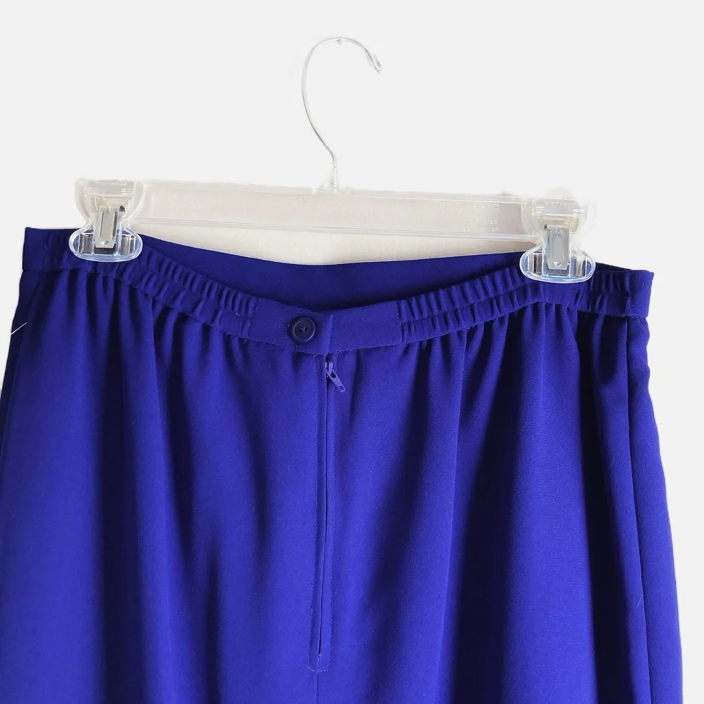 Plaza South Royal Blue Skirt Suit 12